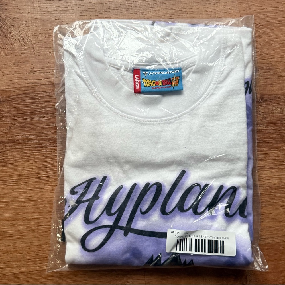 Hypland Men’s White & Purple Graphic T-Shirt - Dragon Ball Z